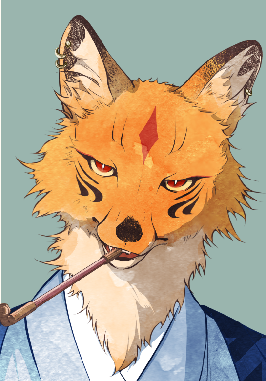 final design for blue fox