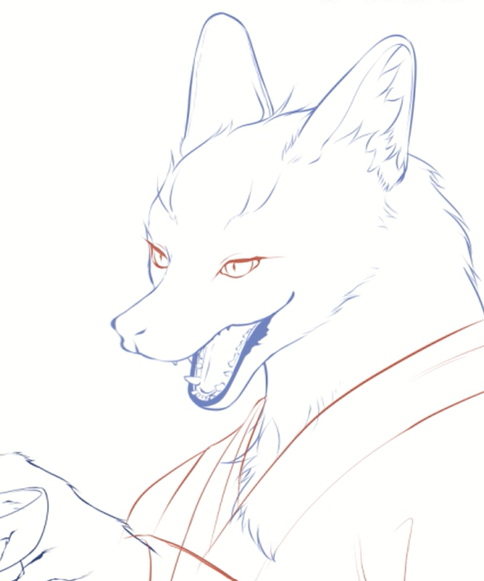 Red Fox Sketch