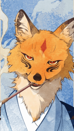 kitsune blue fox thumbnail