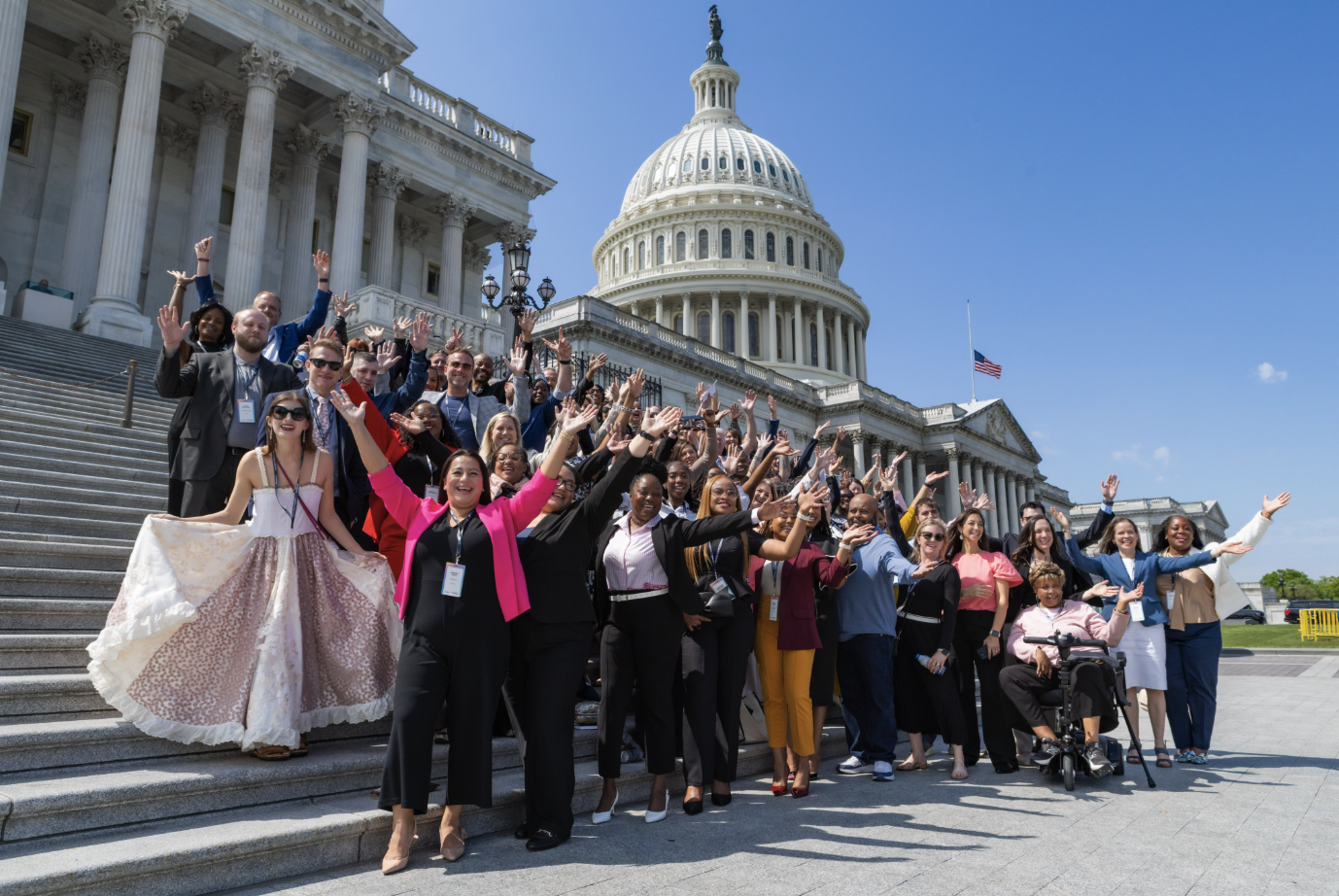 Full Small Business Leaders Network group at Capitol Hill