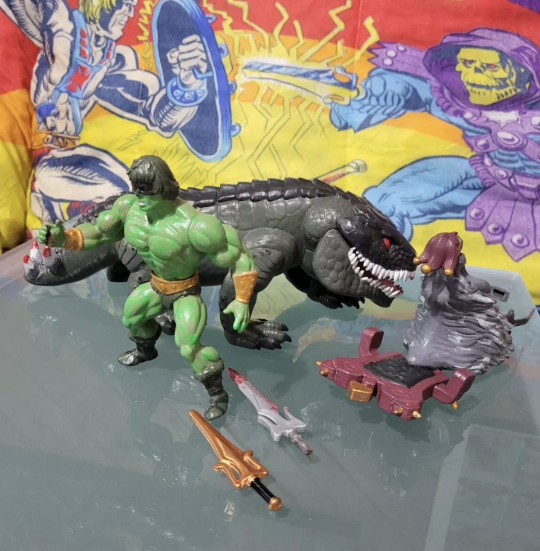 Slime Pit He-Man and Zombeast Custom