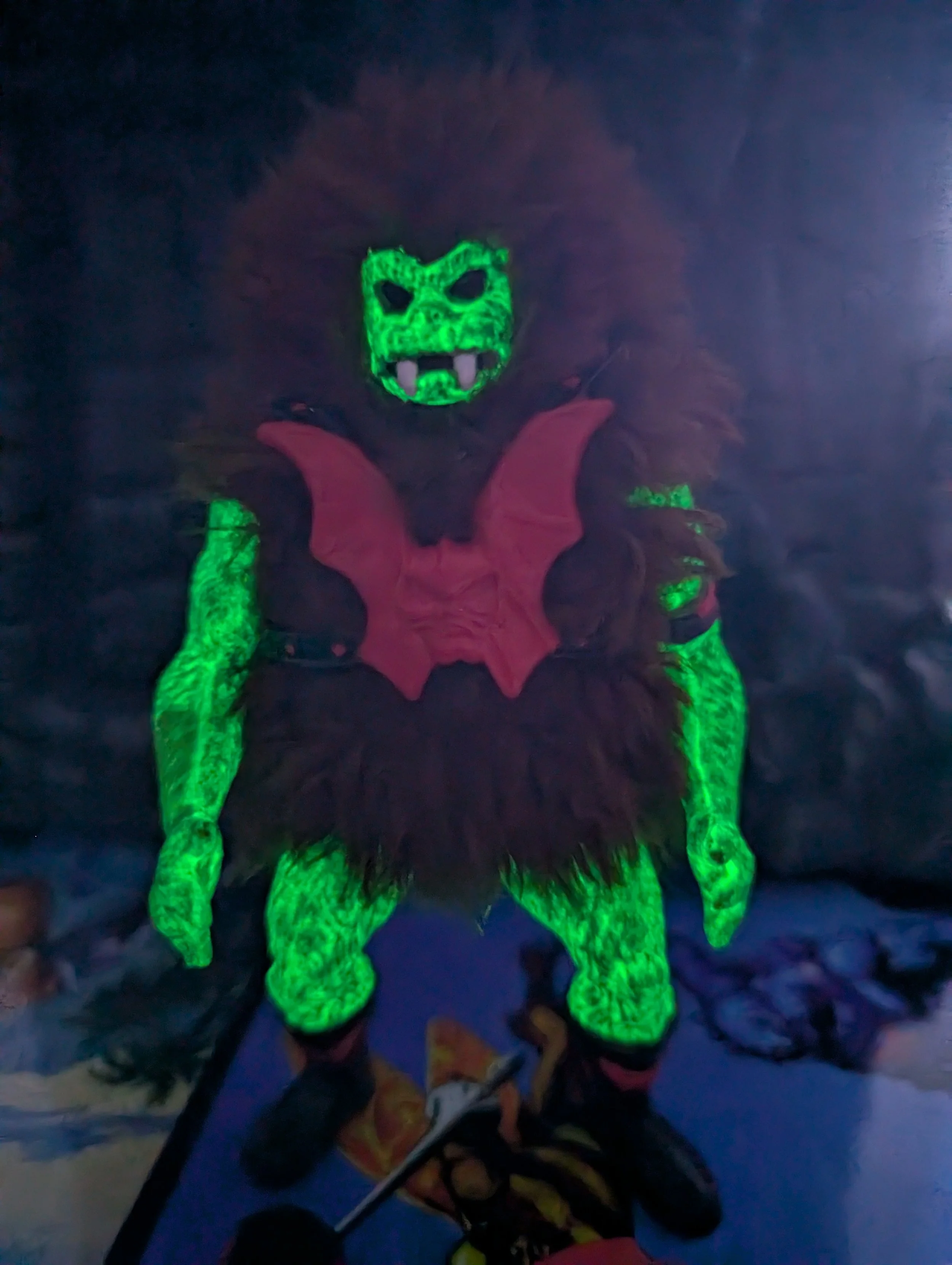 Custom Grizzlor GITD Glow in Blacklight