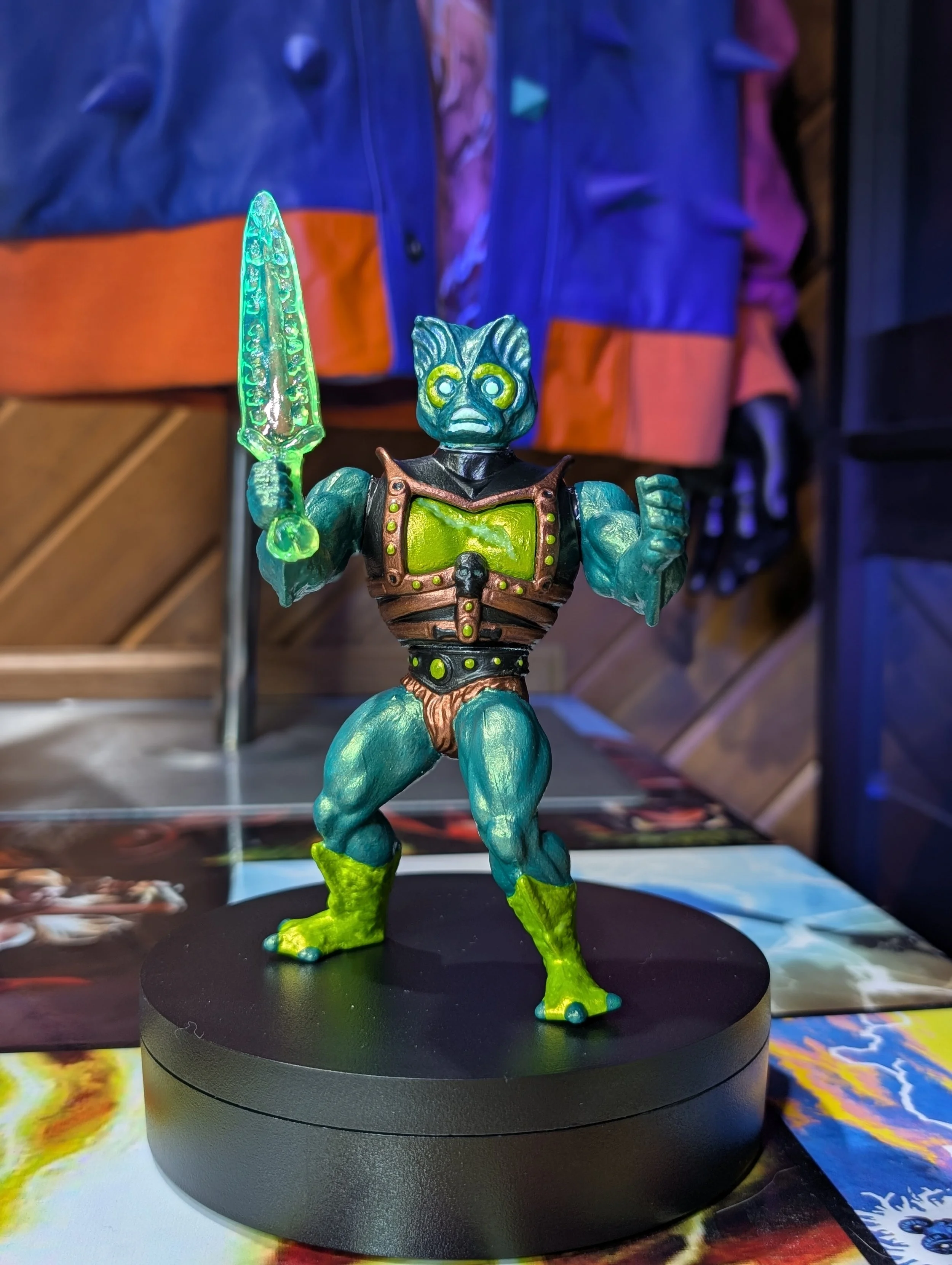 Abyssal Armor Mer-Man Custom Figure