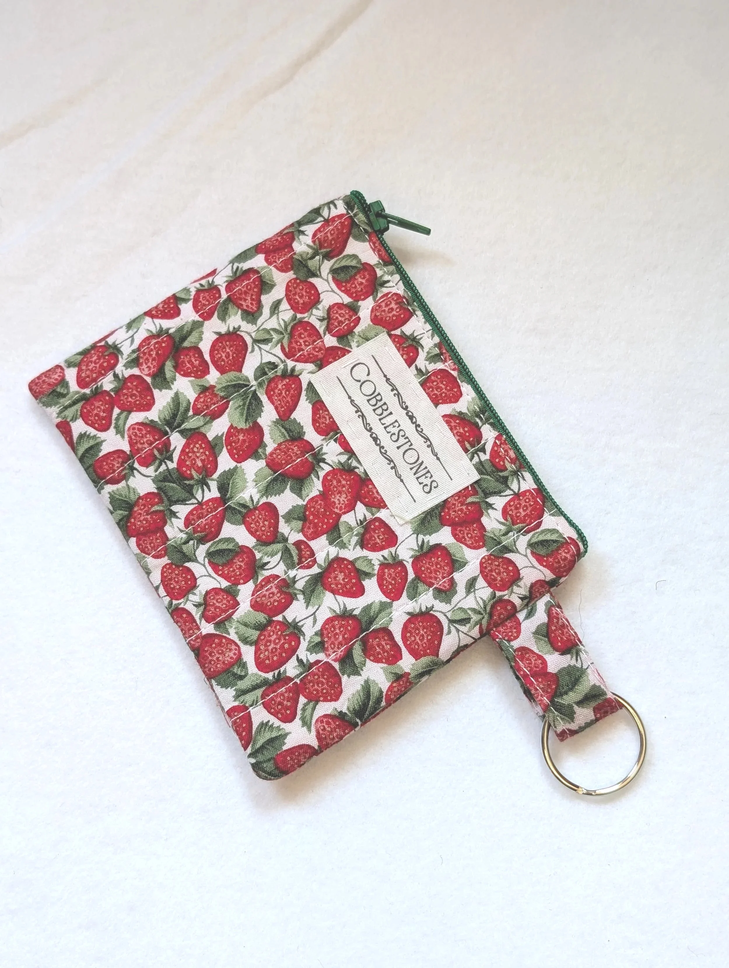 Fabric Wallet | Strawberries