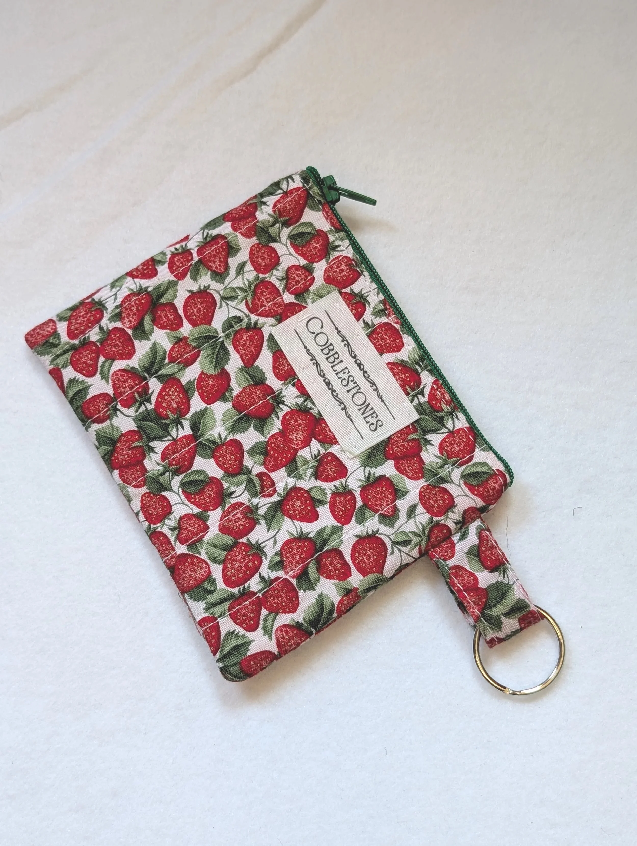Fabric Wallet | Strawberries