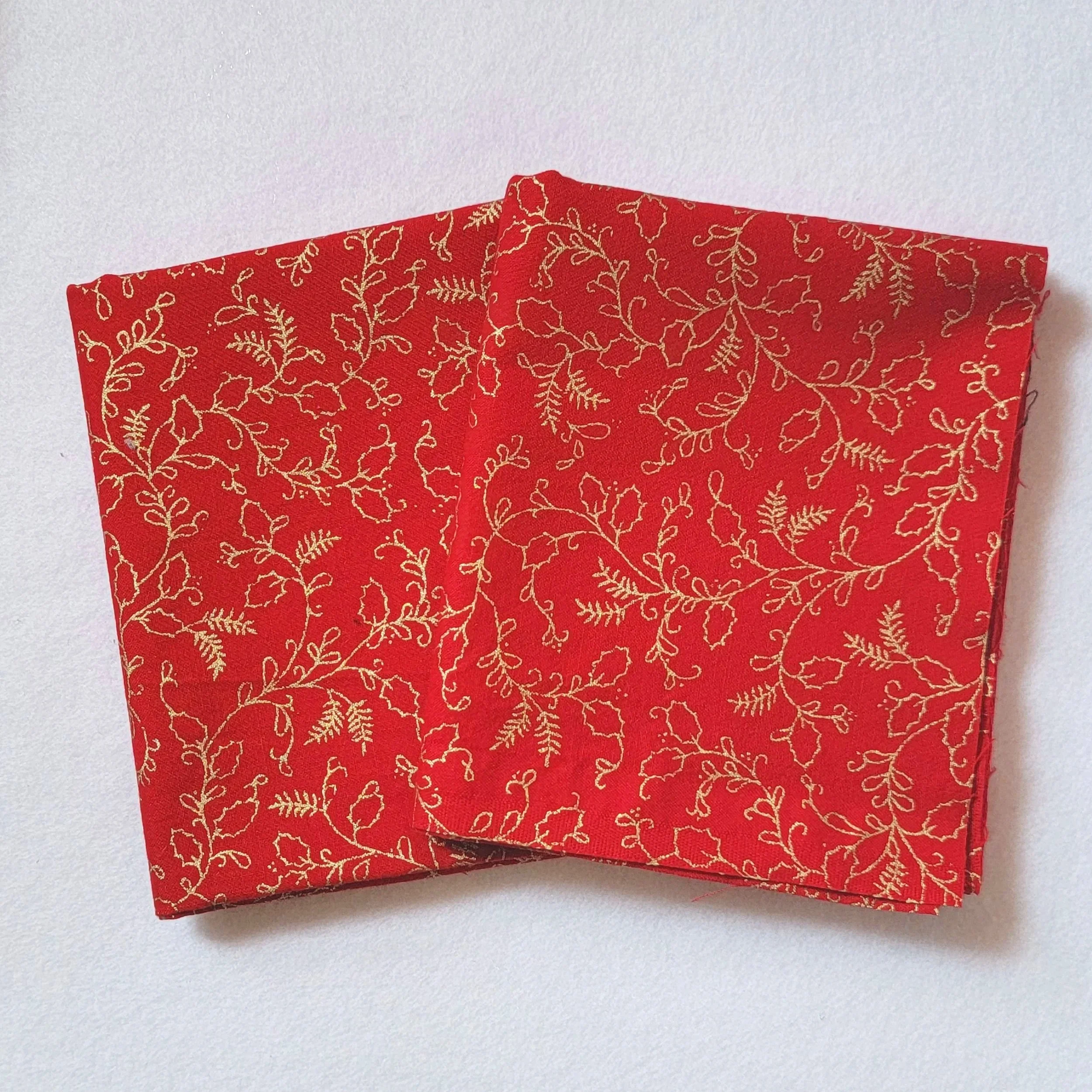 Red & Metallic Gold