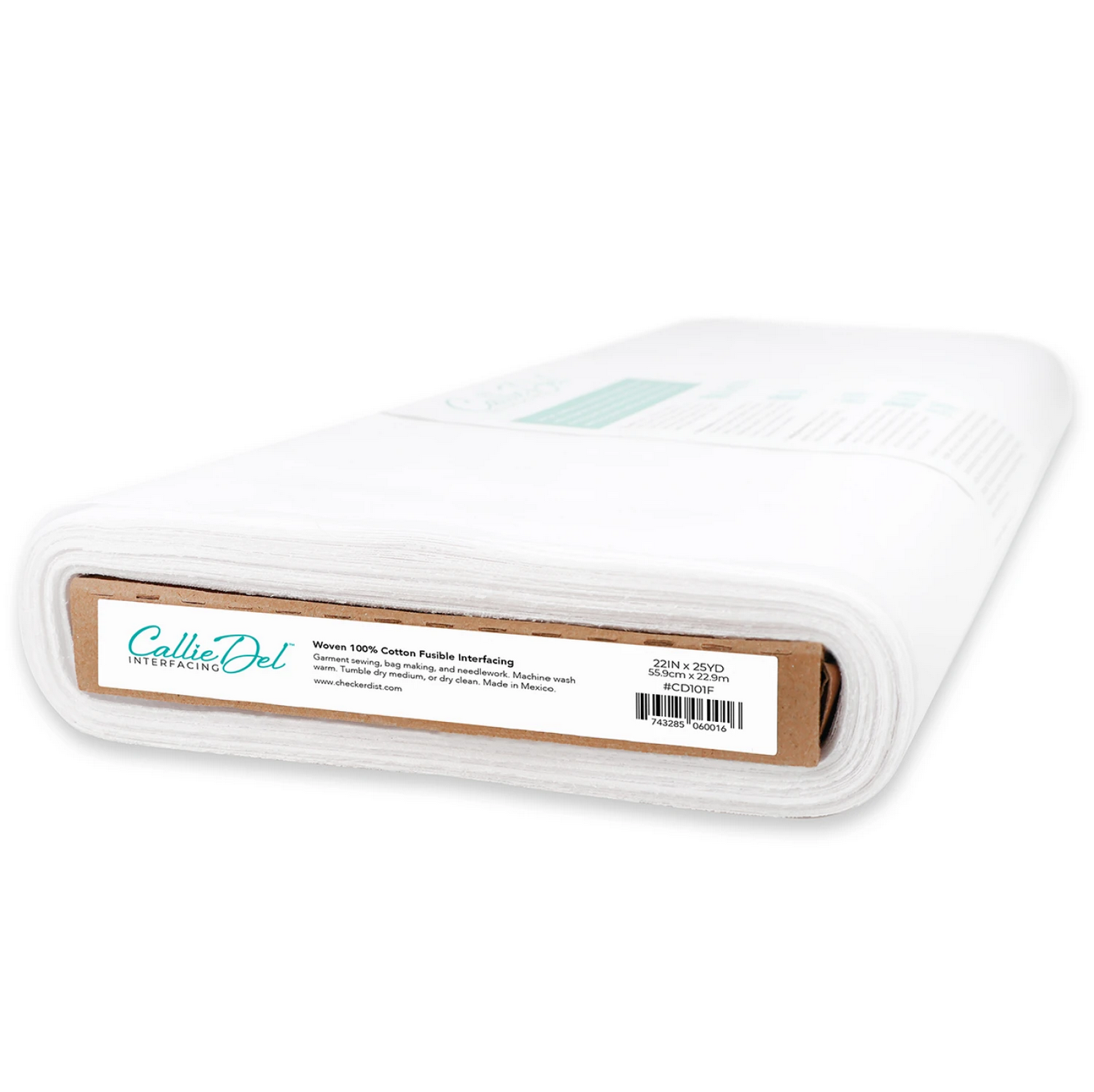 Callie Del Mid-weight 100% Cotton Fusible Interfacing