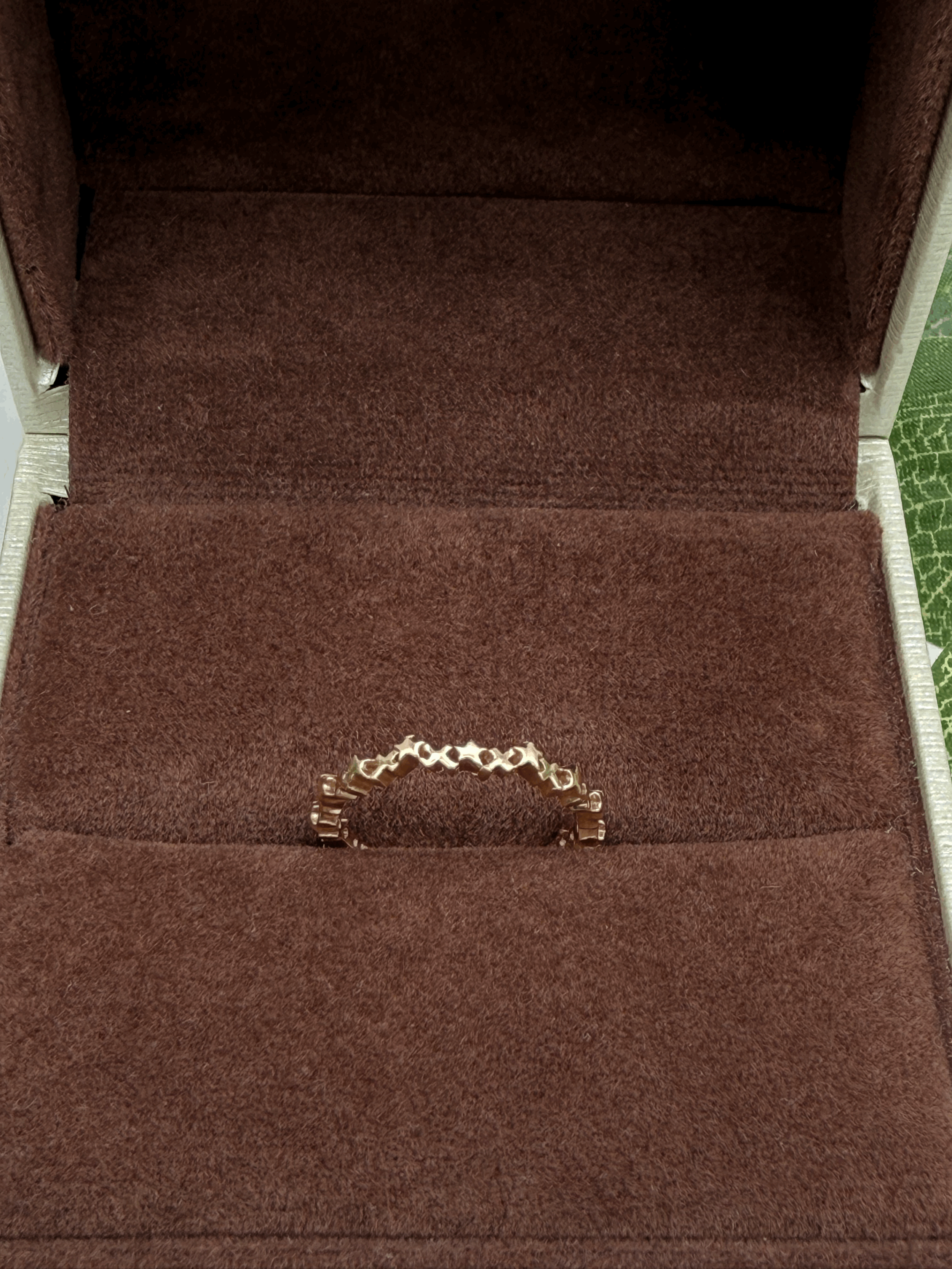Infinity Star Ring in 10k Solid Gold