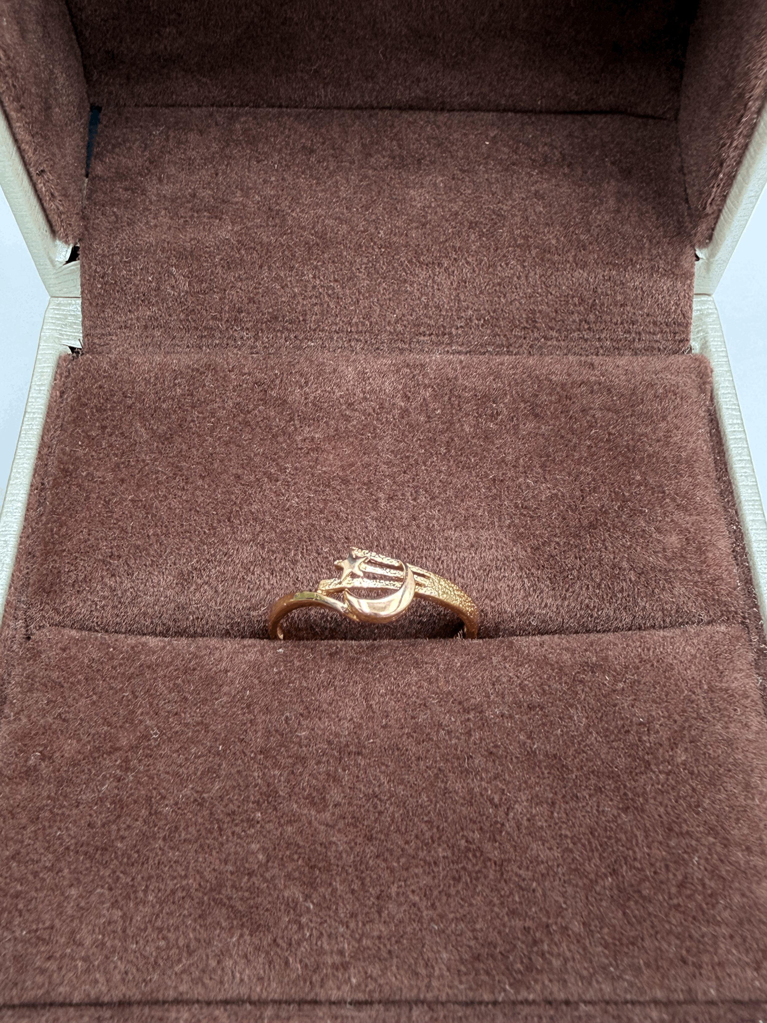 Celestial Elegance Gold Ring