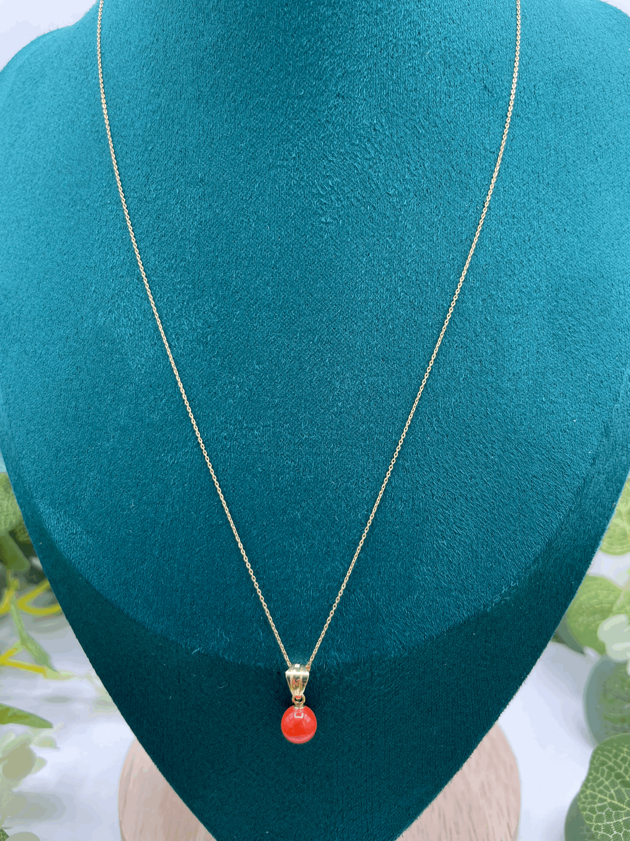Opal Radiance Gold Necklace