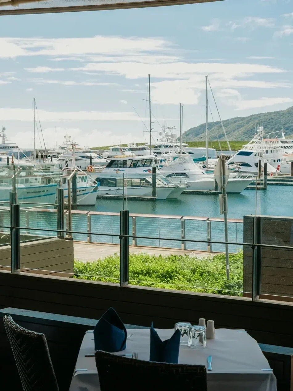 Romantic Anniversary Restaurant with Waterfront Dining Cairns