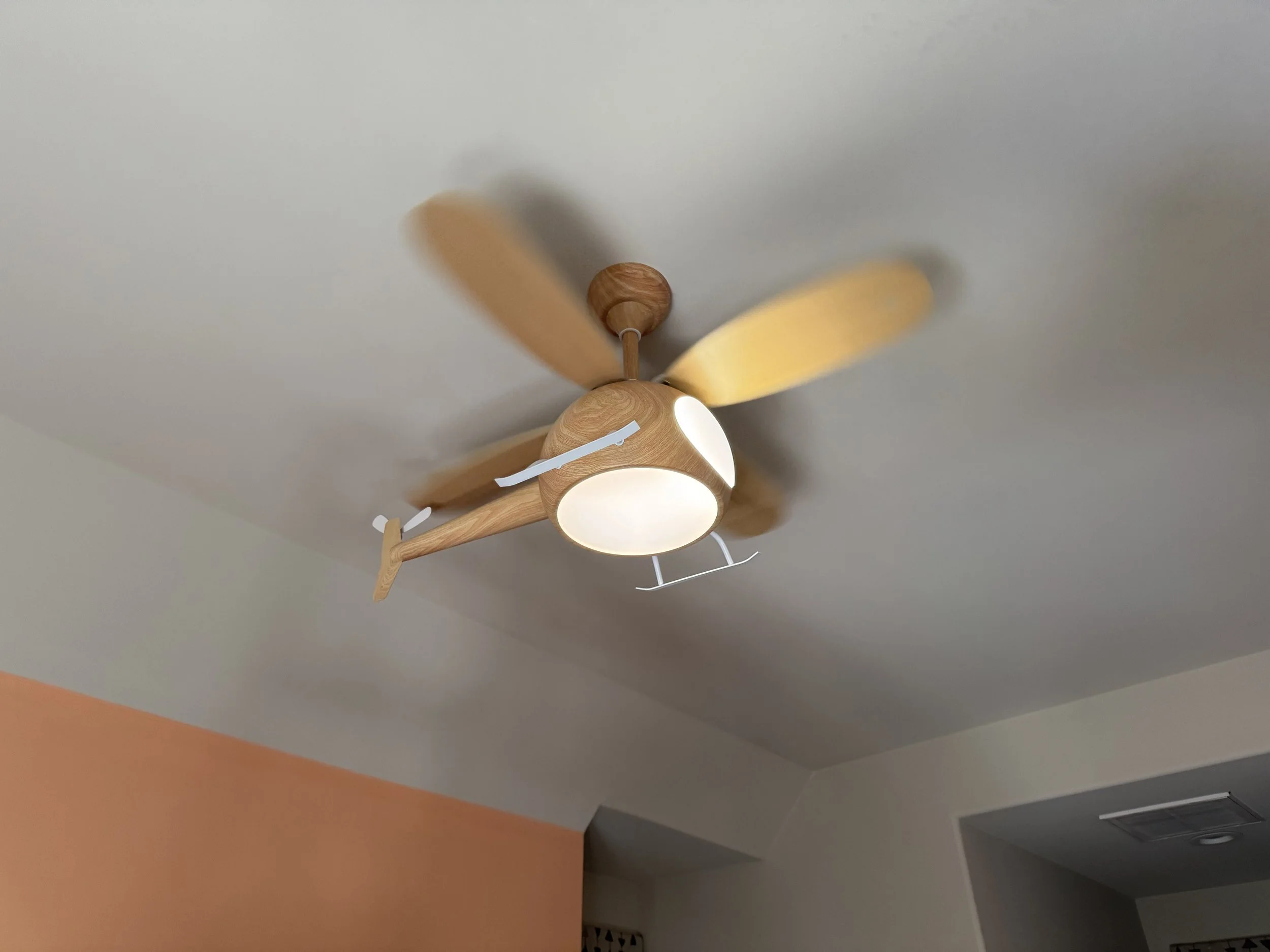 Custom Helicopter Fan Install