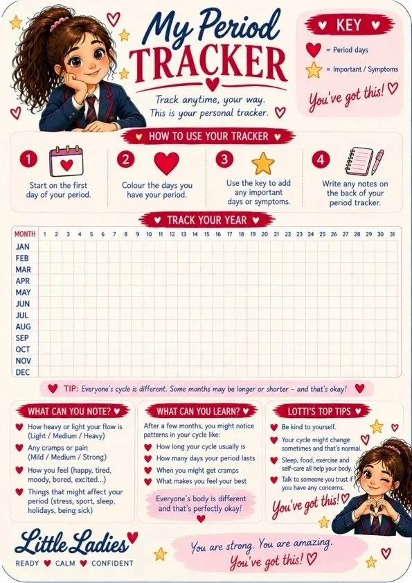 Little Ladies Period Tracker