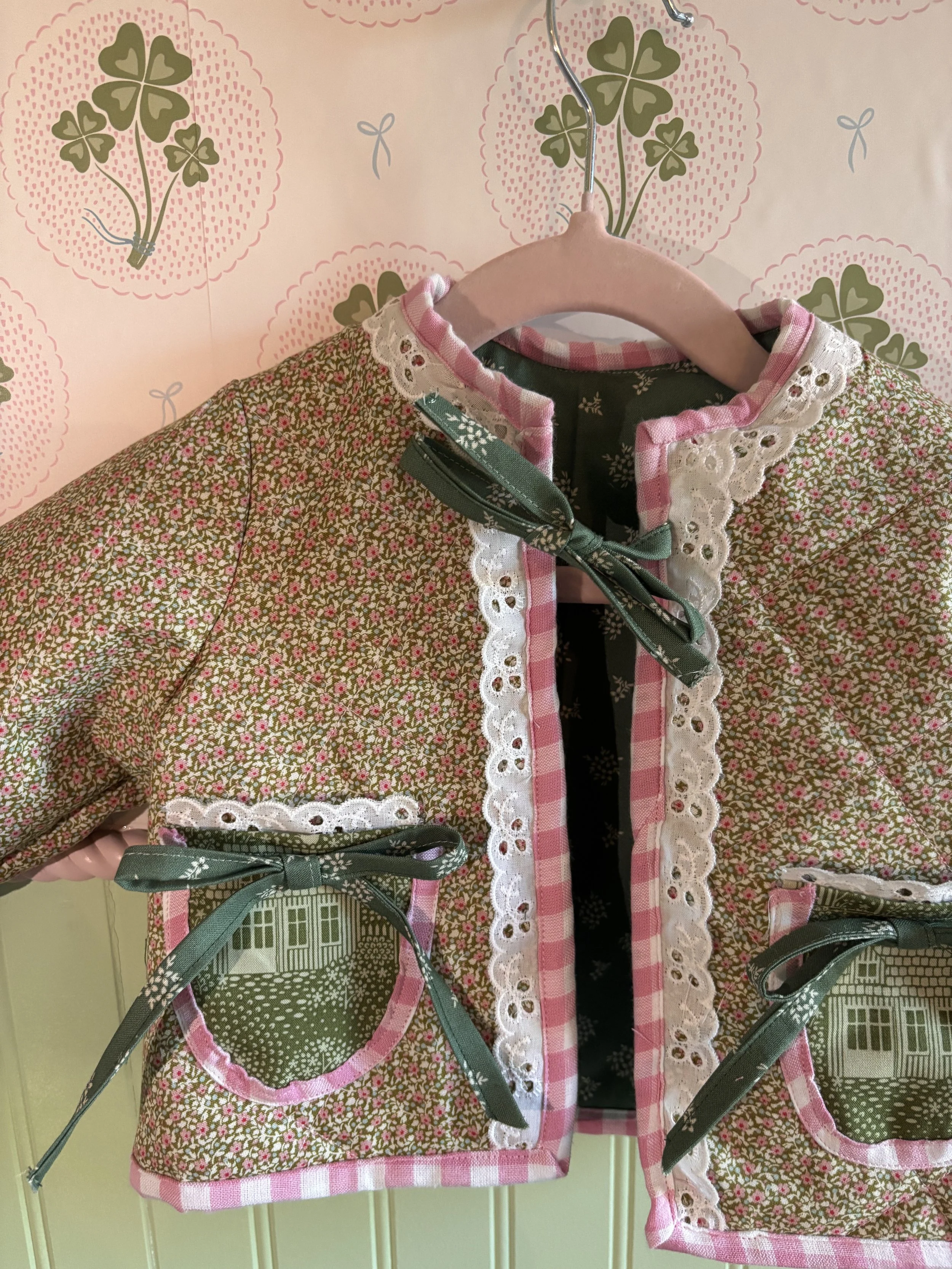 May Flowers Jacket | Lily of the Valley (6mo)