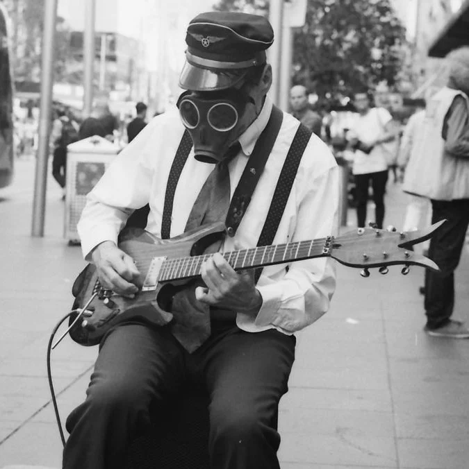 Bourke St Mall busker