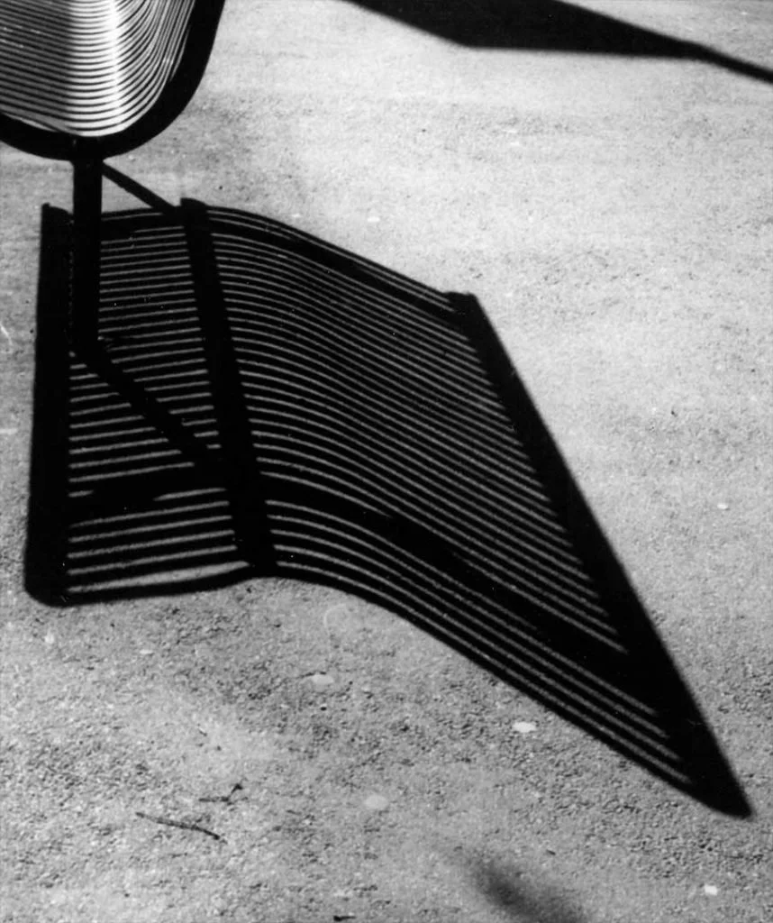 Abstract seat on Victoria Parade