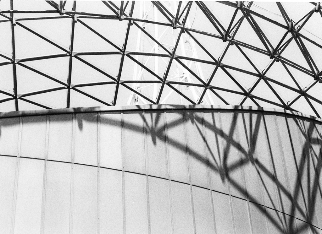 Arts Centre Melbourne spire, web and shadow