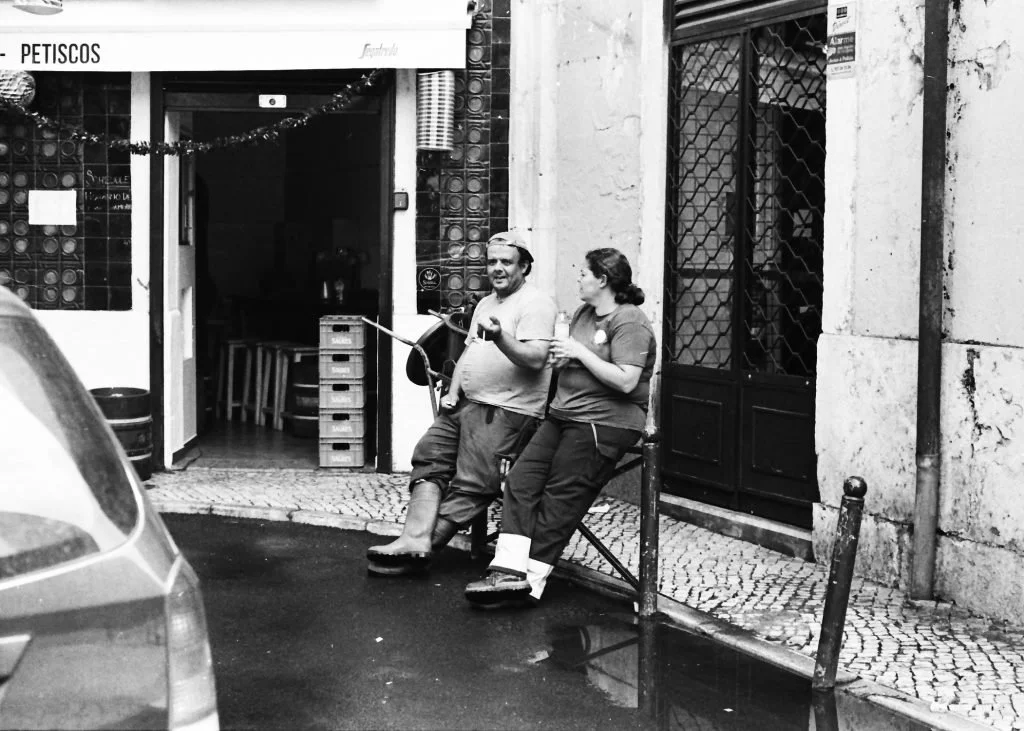 Taking a break, Lisbon