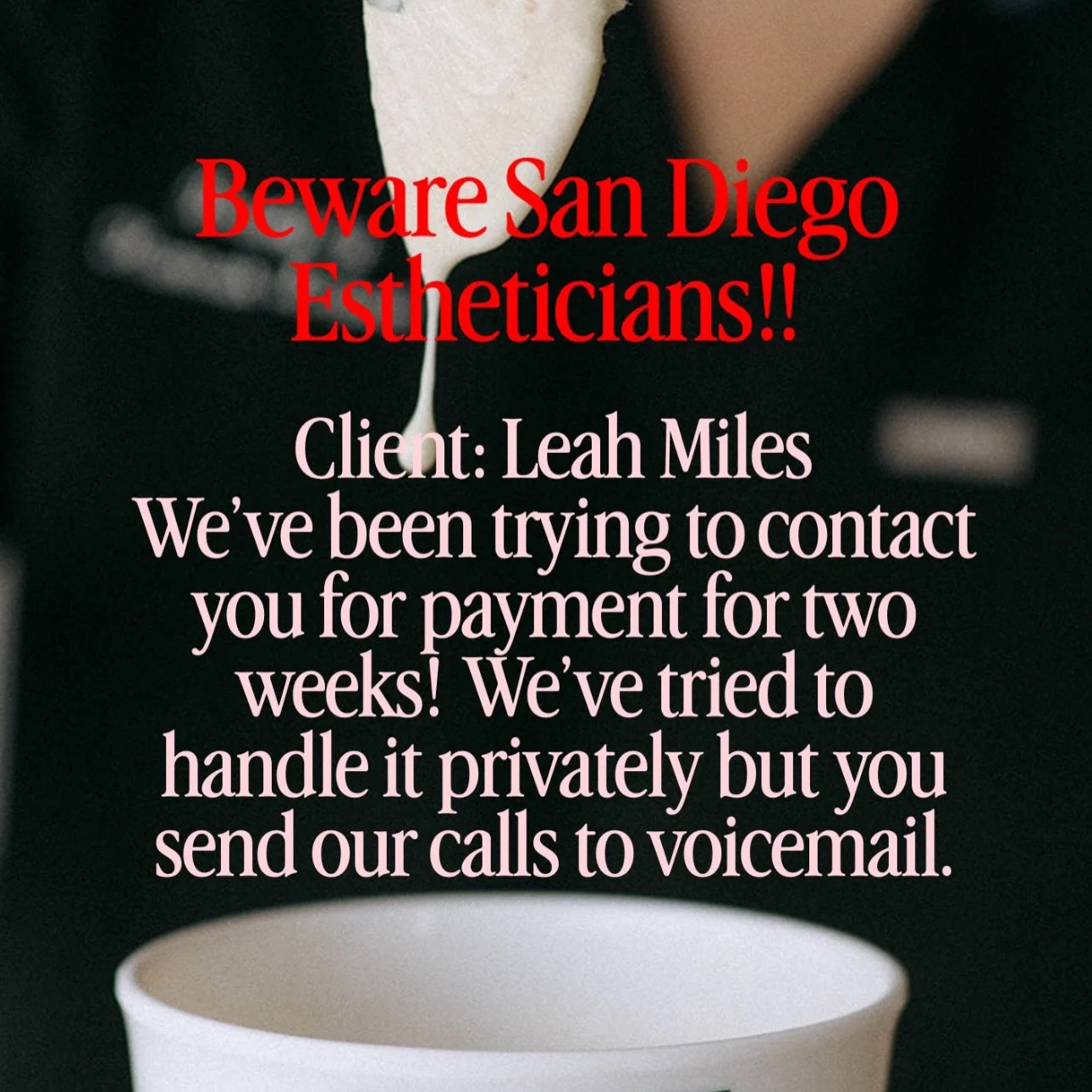 🤭🤭🤭

Beauty by Hannah Lebron
7428 University Avenue
La Mesa, CA 91942
(619) 208-3212
www.HannahLebron.com