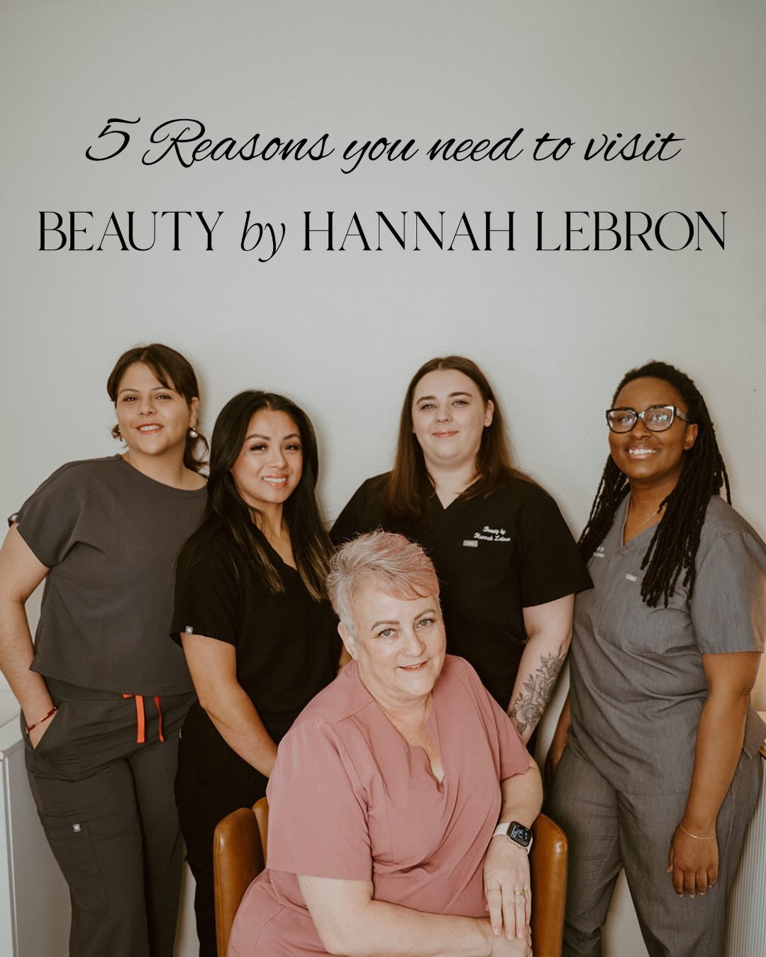 A little behind-the-scenes look at some of the faces that make Beauty by Hannah Lebron so special. 🤍✨ We&rsquo;re more than a skincare studio&mdash;we&rsquo;re a team that genuinely cares about making every client feel welcomed, comfortable, and car
