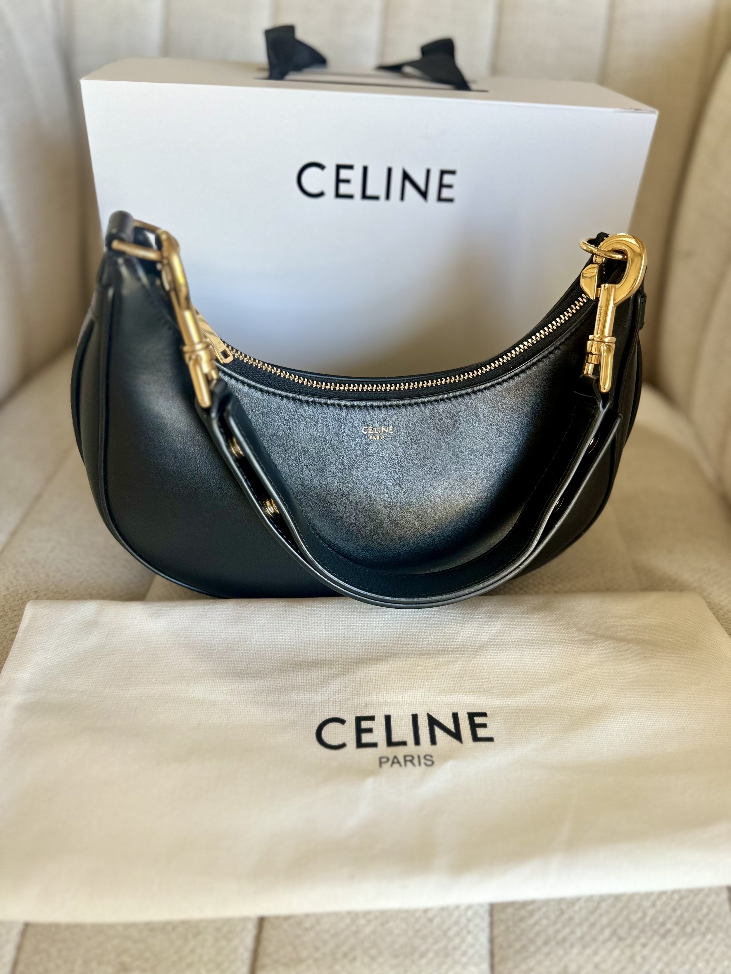 Celine Ava shoulder bag with original box and dust bag full set