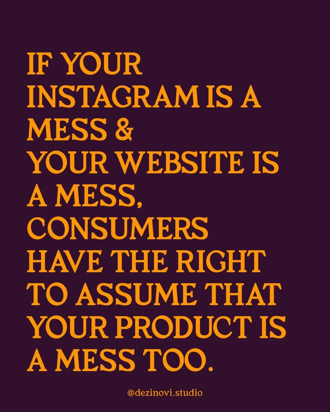 Ok this may be harsh, but it&rsquo;s true!

It&rsquo;s called cognitive dissonance: when you say your products are high quality, but your visual presence doesn&rsquo;t show that, it causes mistrust, no matter how gorgeously crafted or high quality yo