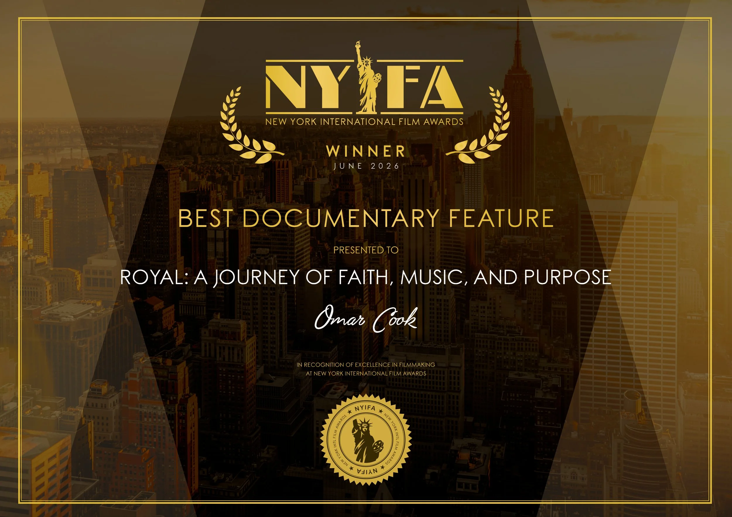 Omar Cook Royal Documentary