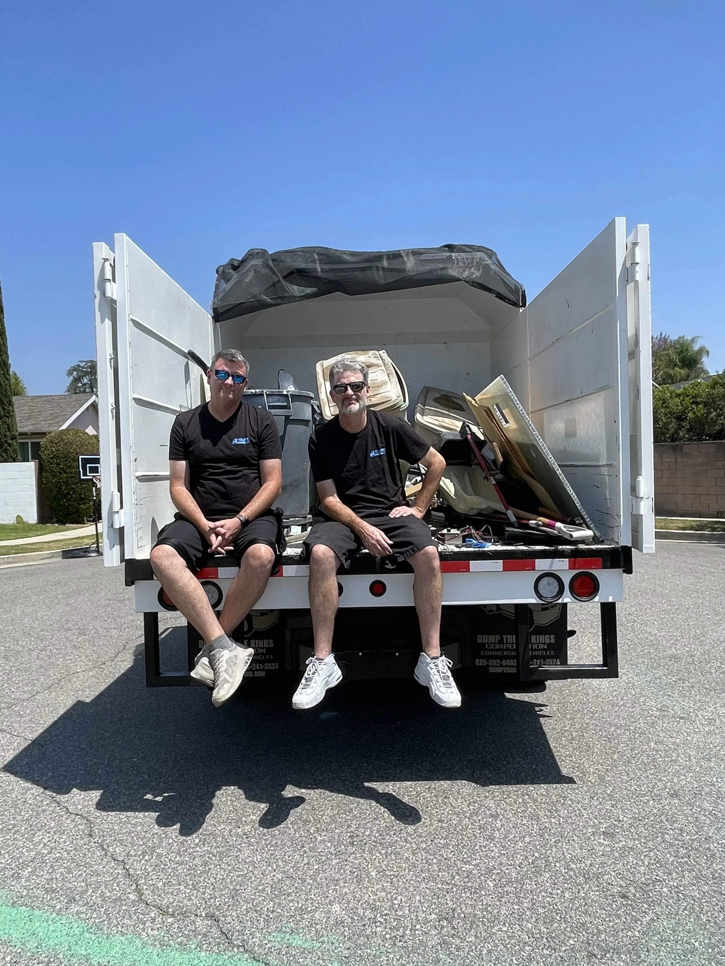 Well Done Junk Removal team in the San Fernando Valley