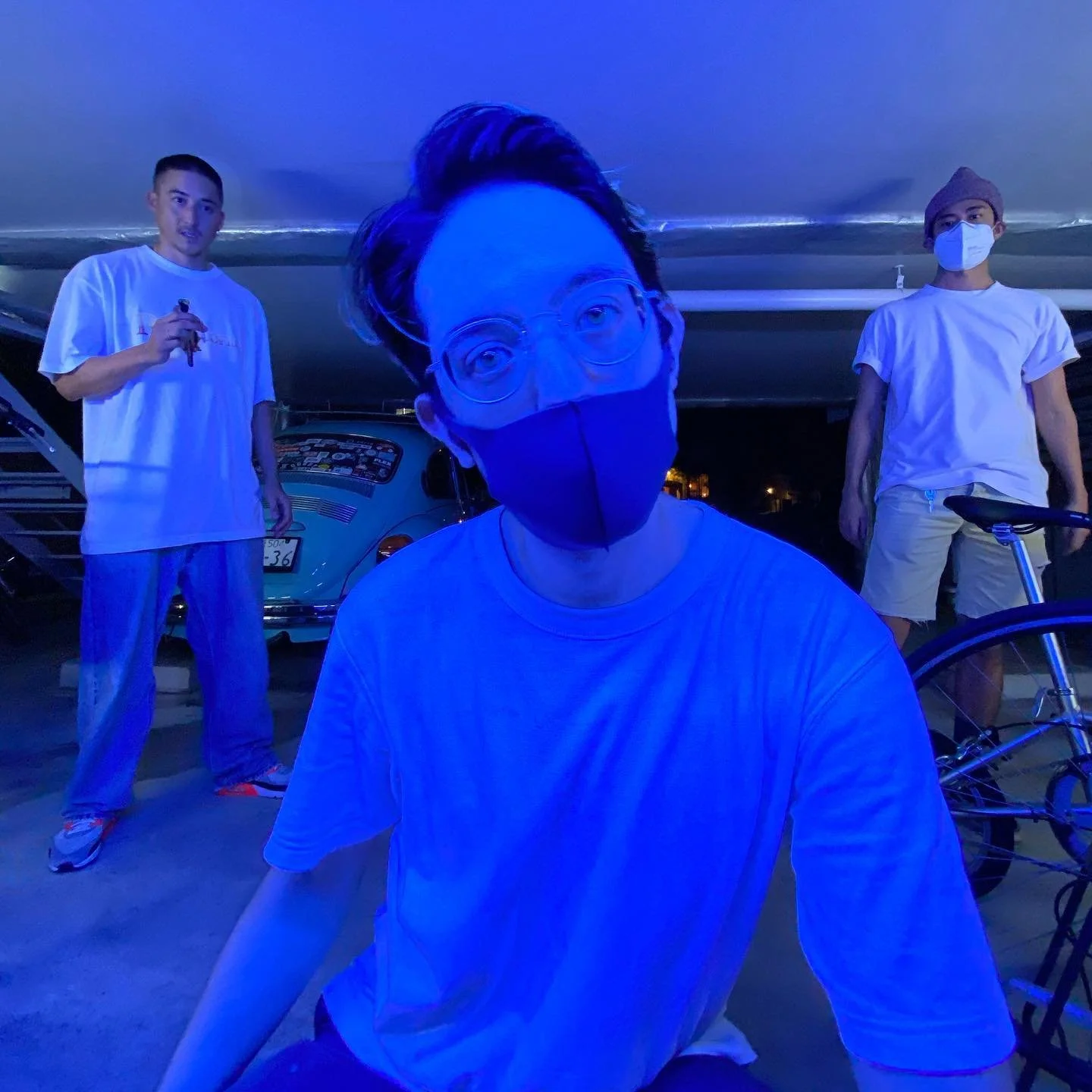 Stay safe, distance, masks yall 👾