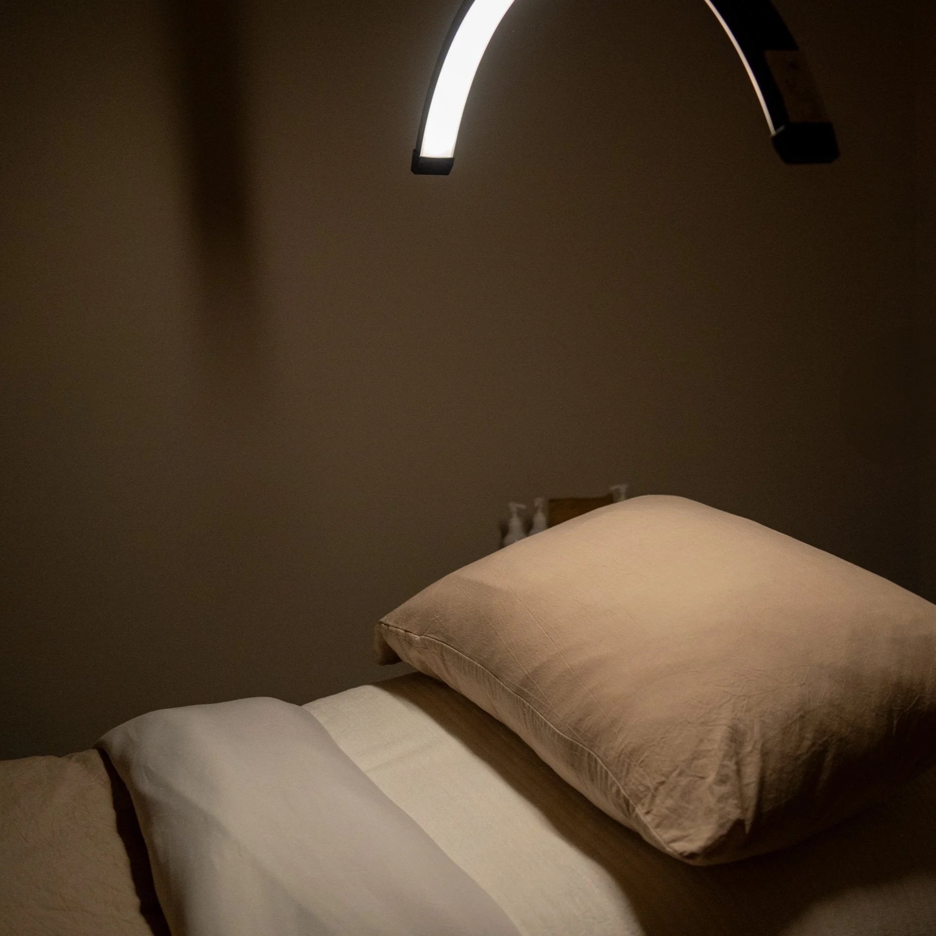 Calm treatment room at Sea of Skin in Dunsborough, where in-person skin consultations and corneotherapy facials take place.