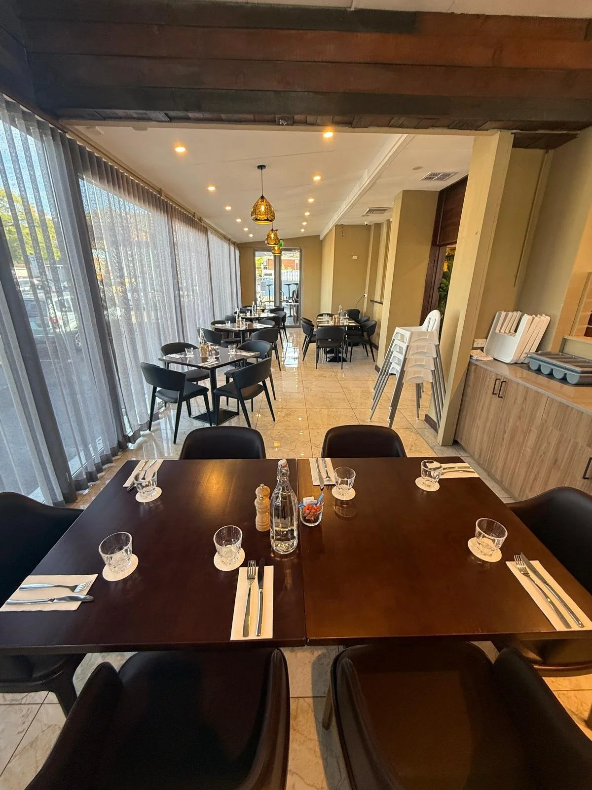 Intimate space for dinners and events at Red Bridge Windsor