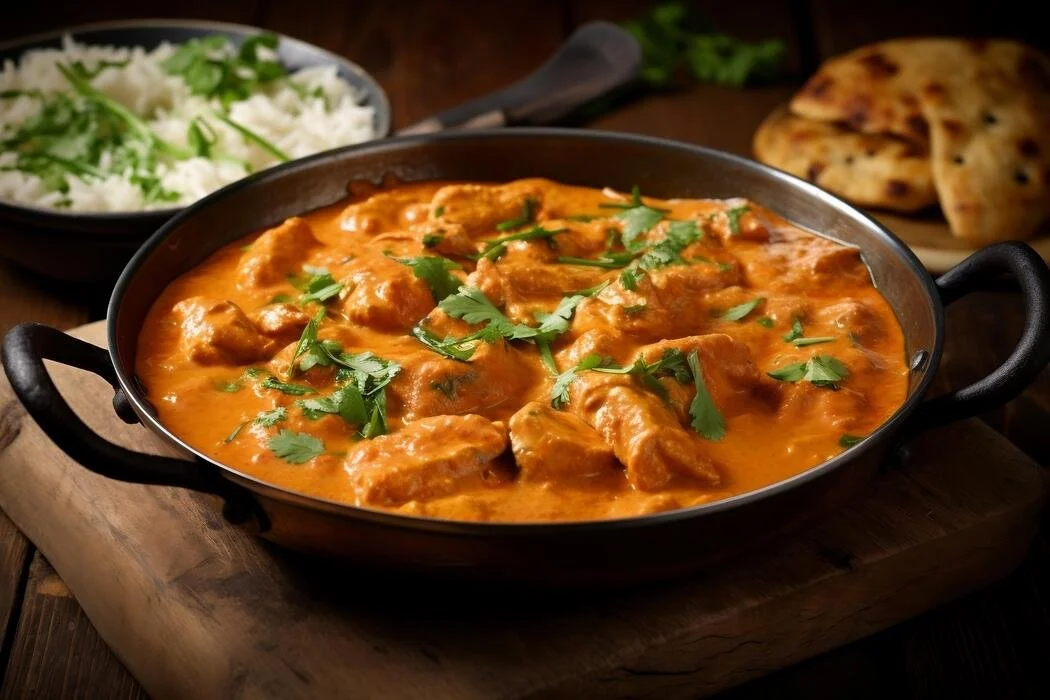Butter Chicken at Red Bridge cafe Windsor NSW