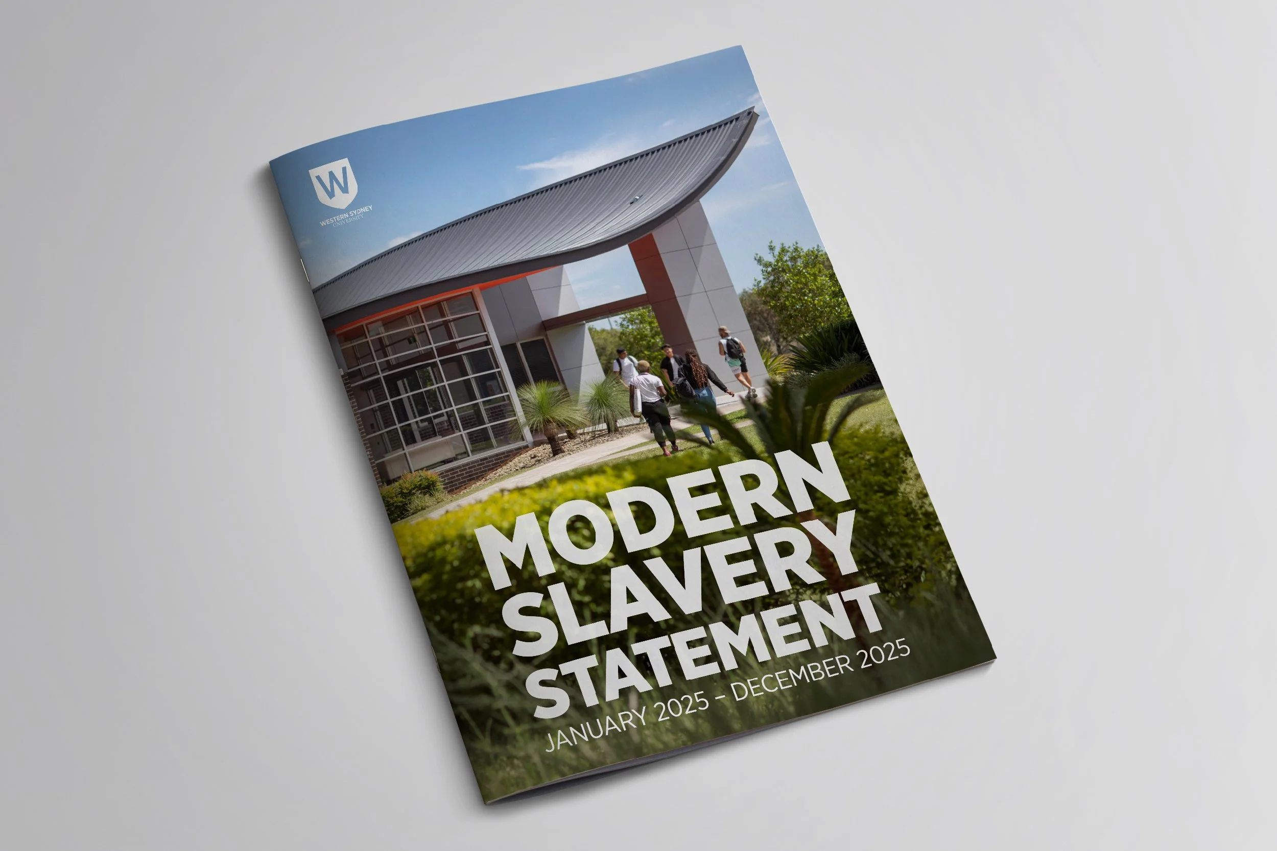 WSU Modern Slavery Statement 2025 – Front Cover