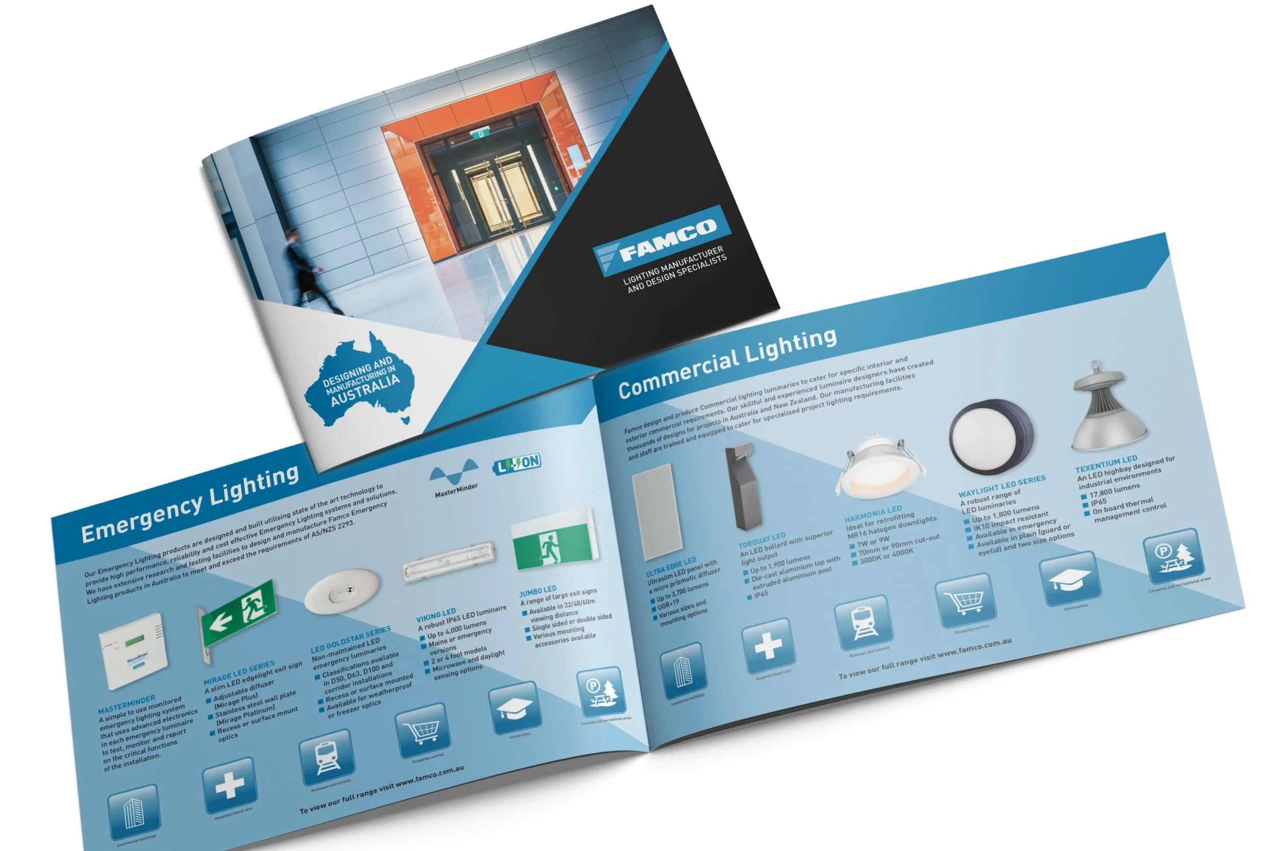 FAMCO A4 4 page landscape flyer