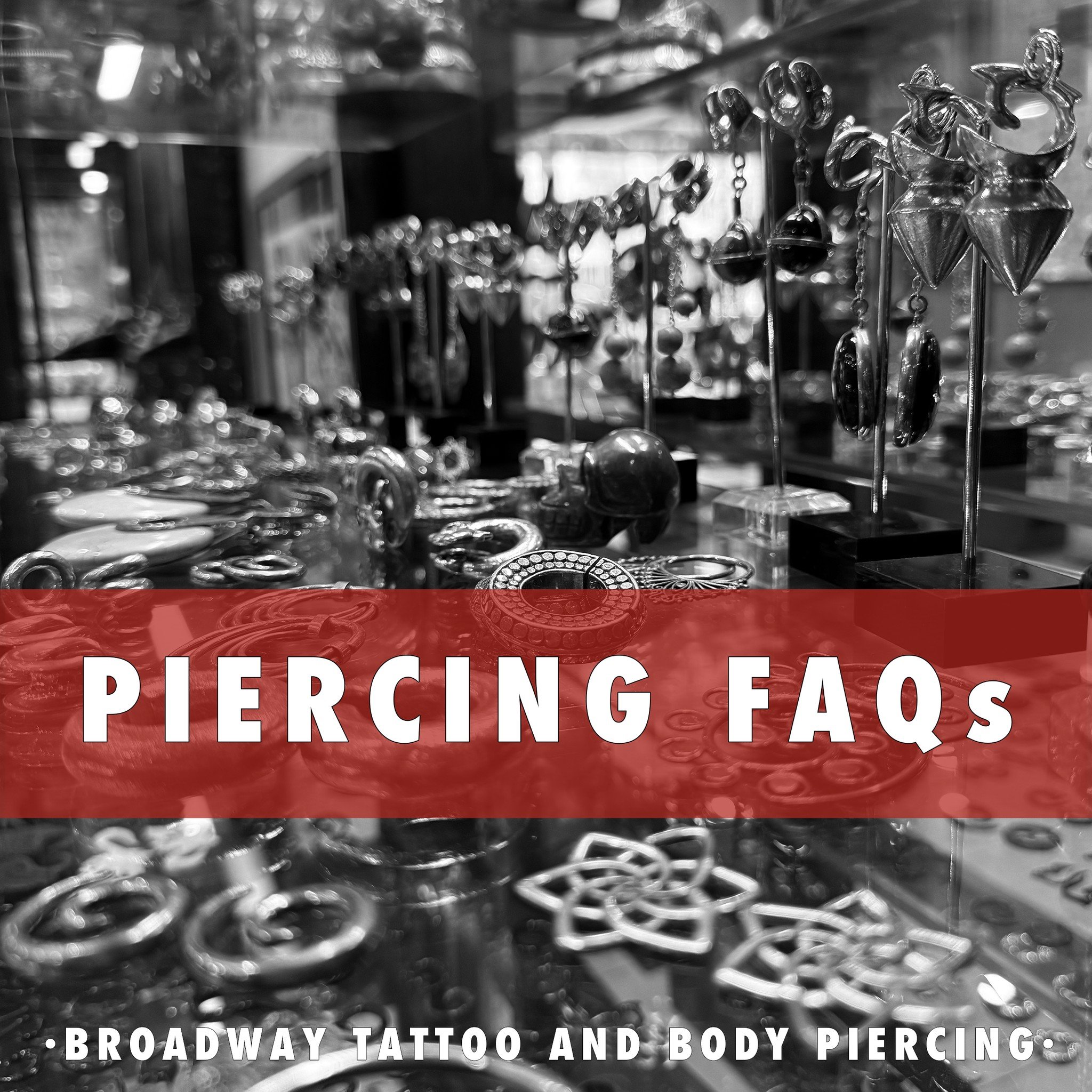 We heard you had some piercing related questions for us!😇