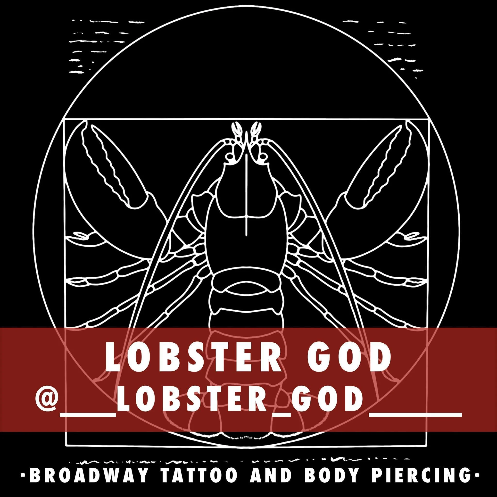 Introducing @__lobster_god______ 🦞
Their birth name has been lost to the ages, mothered by a fish and fathered to a crabber from the Bering Sea. Raised on the high seas learning to tattoo in the port town of the great North. After island hopping thr
