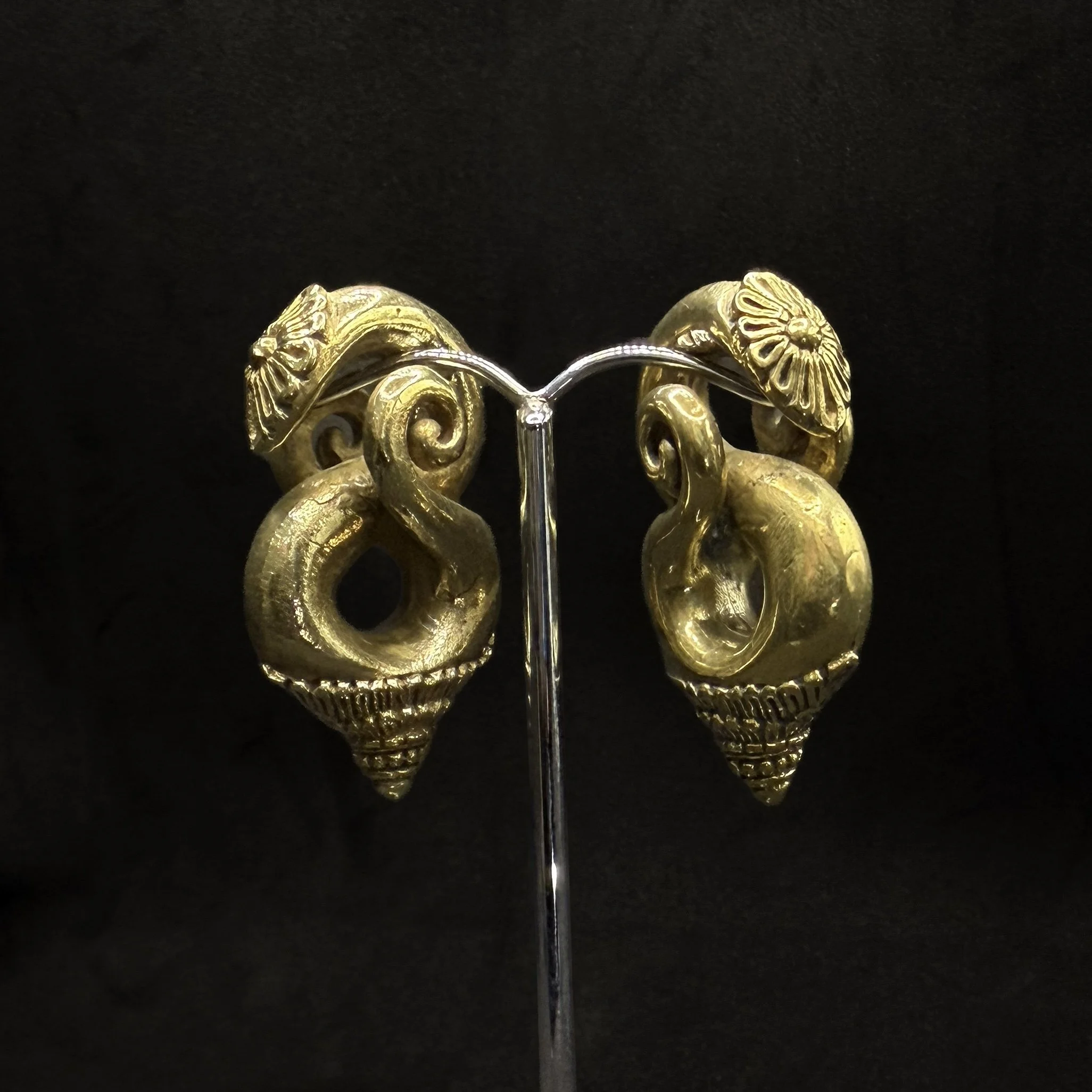 Brass Floral Stylised Weights
