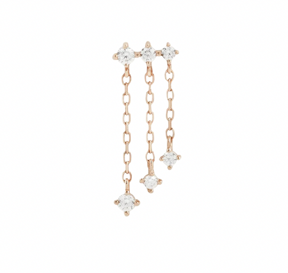 Solid Gold 'Cascade Dangle'