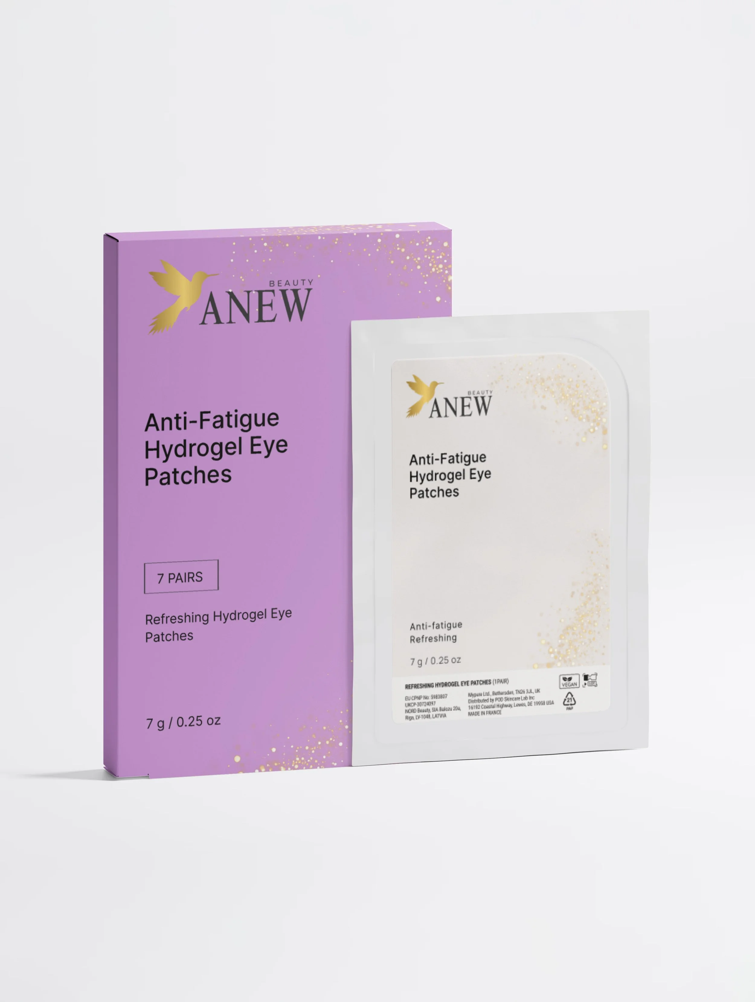 Anti-Fatigue Hydrogel Eye Patches