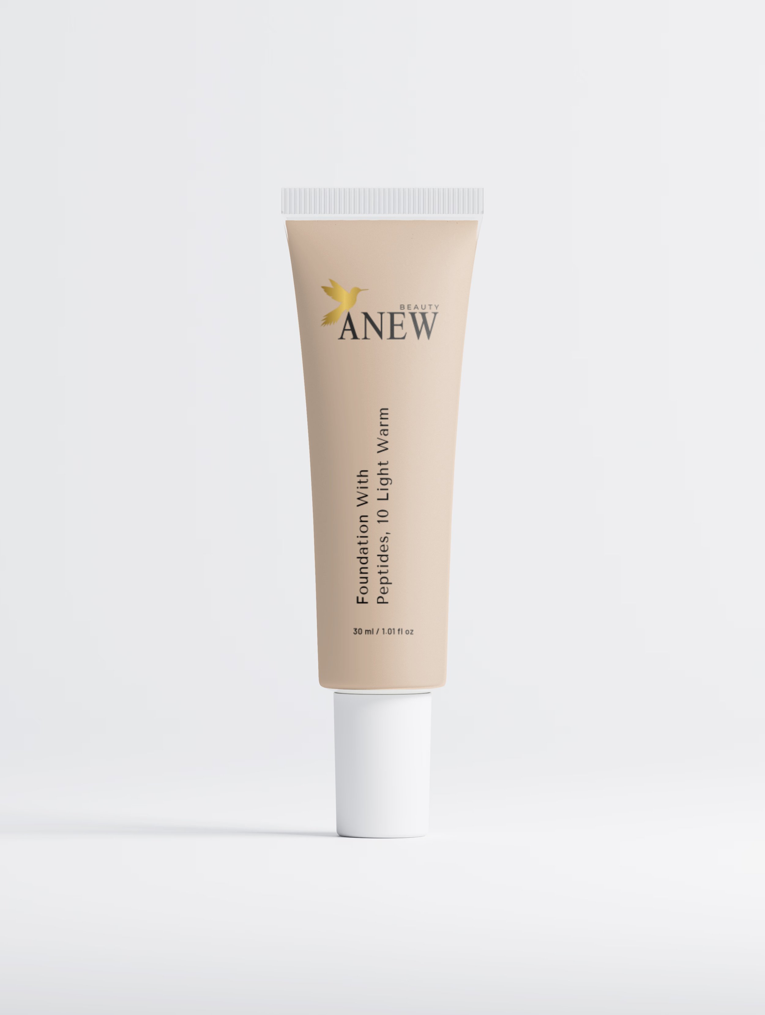 Foundation with Peptides, 10 Light Warm