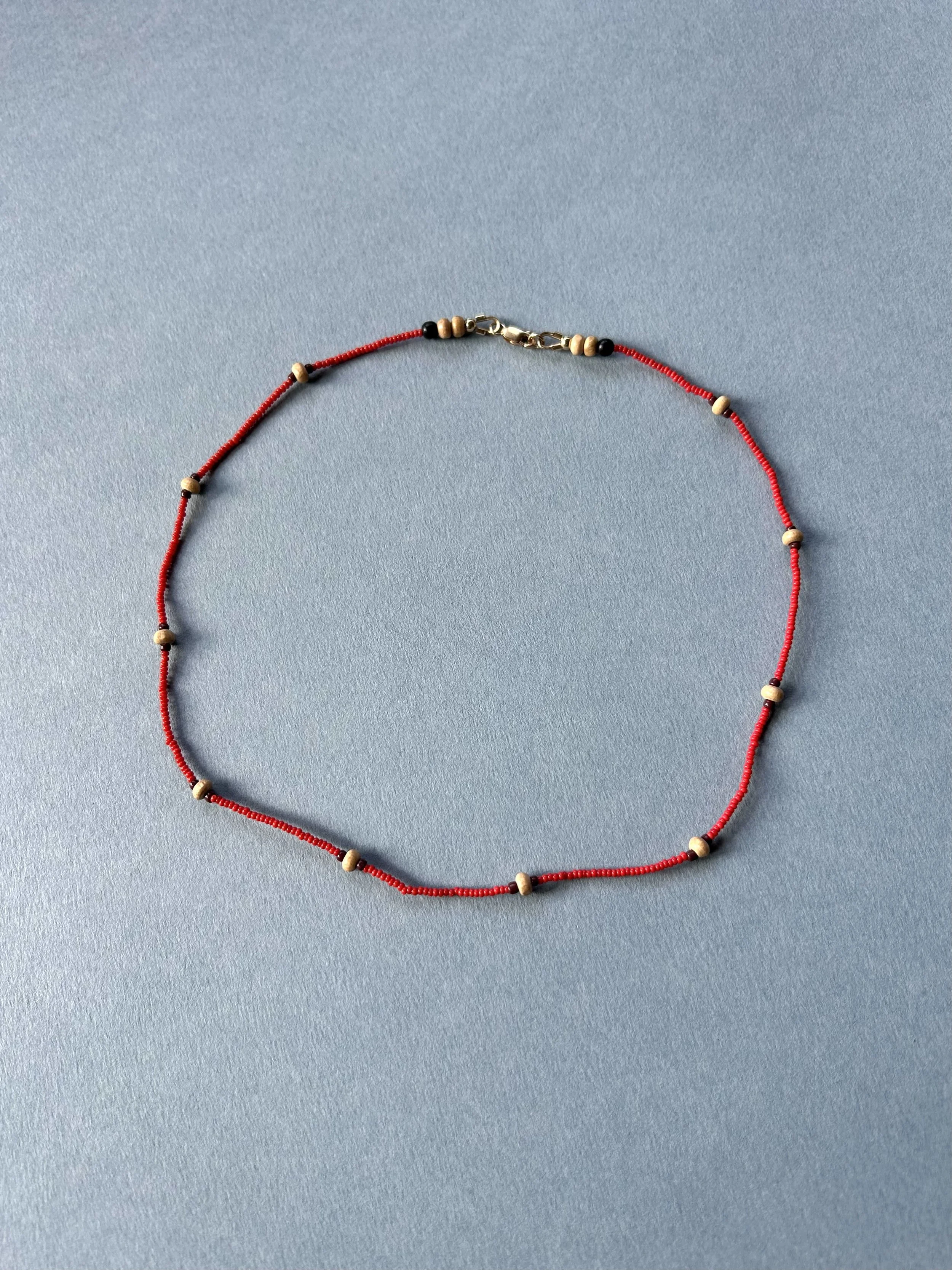 Handmade beaded necklace