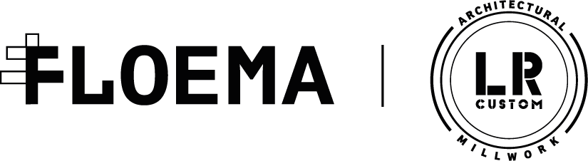Logo of Floema with text and circular emblem