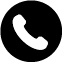 Icon of a white telephone handset.