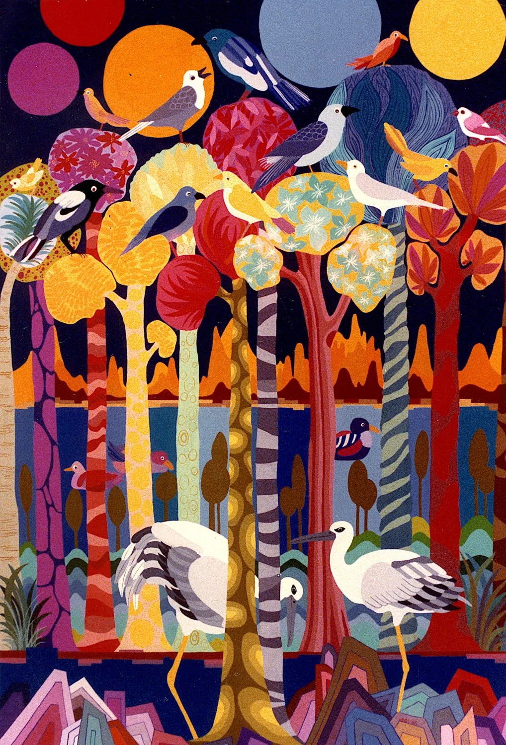 11. Cranes, Birds and Ducks Jean Tori.jpg
