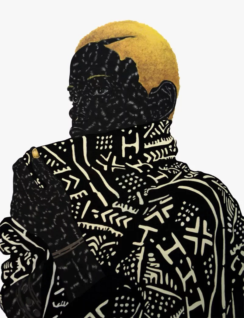 Toyin Ojih Odutola, "Hold It In Your Mouth A Little Longer", 2013