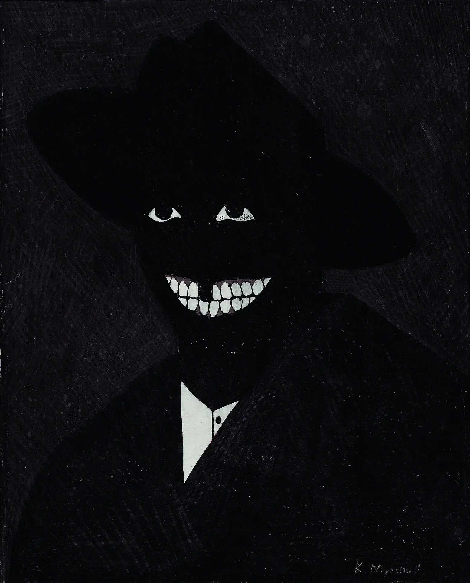 Kerry James Marshall, "A Portrait of the Artist as a Shadow of His Former Self", 1980