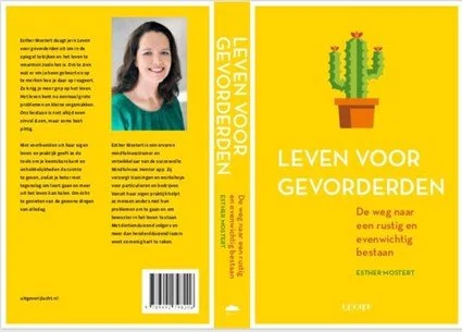 De omslag van een boek met de titel 'Leven voor Gevorderden'.
