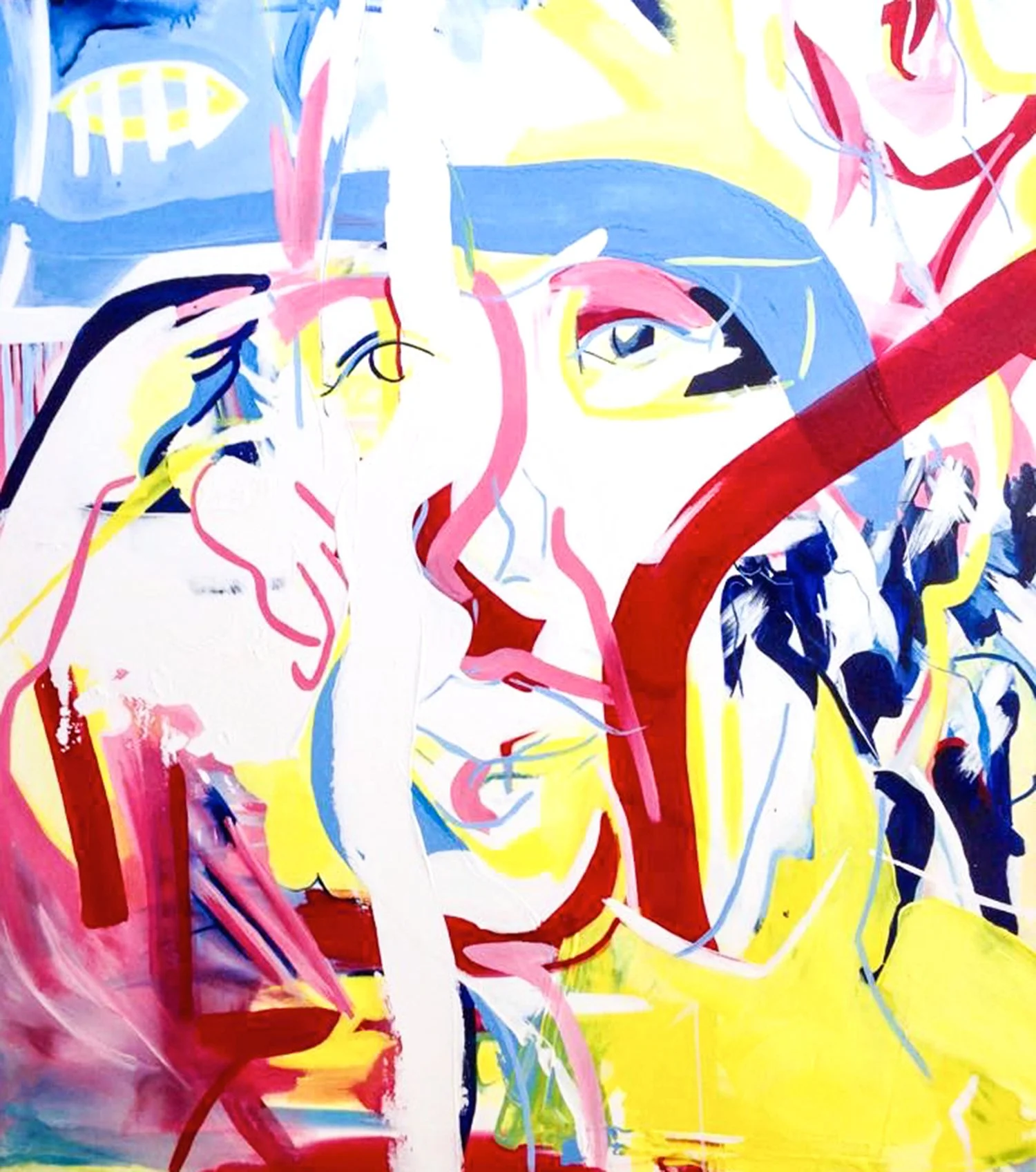 Seen (2015) 125 x 140cm, Acrylic on Canvas