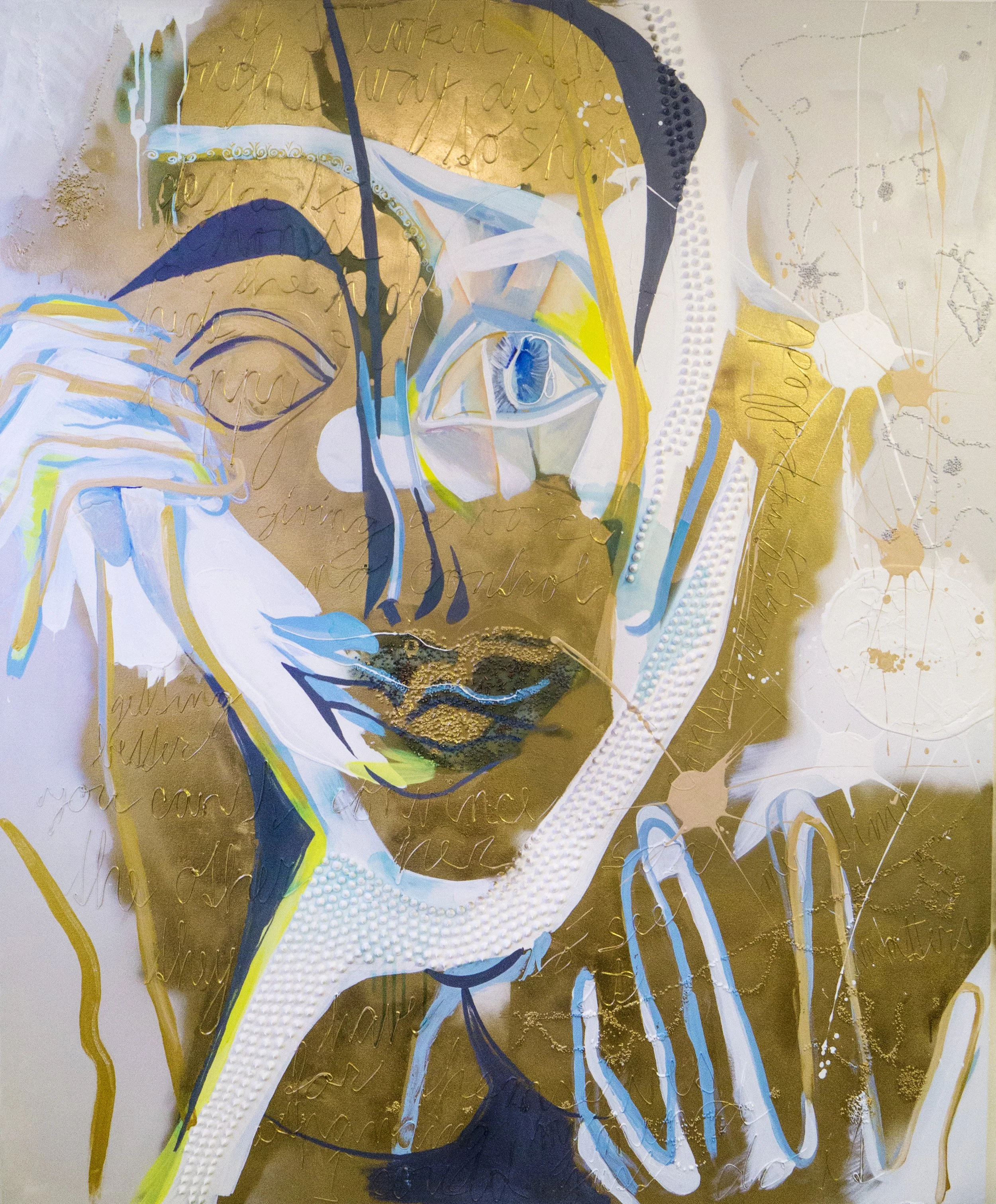 Matters (2016) 170 x 140cm, Mixed Media on Canvas