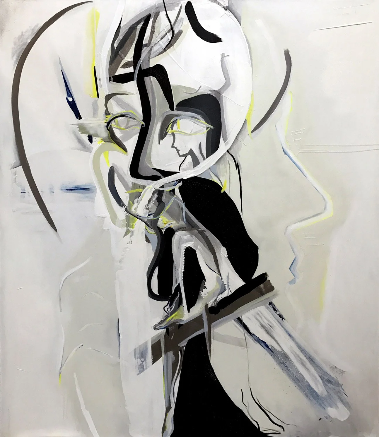 Poise (2016) 185 x 155cm, Acrylic on Canvas
